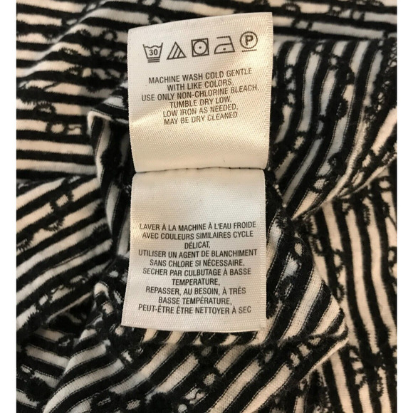 Anthropologie Postmark Women's Bennett Striped Embroidered Floral Knit Top - MED - Picture 8 of 9